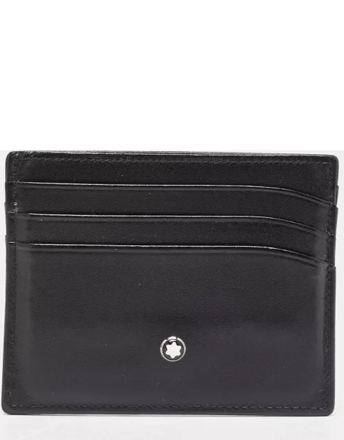 Montblanc Black Leather Meisterstuck Card Holder 6CC