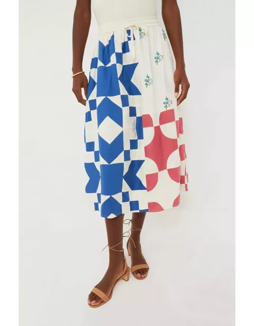 Multi Tanya Patchwork Skirt