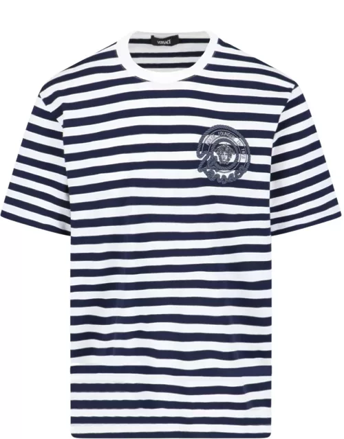 Versace 'Nautical Stripe' T-Shirt
