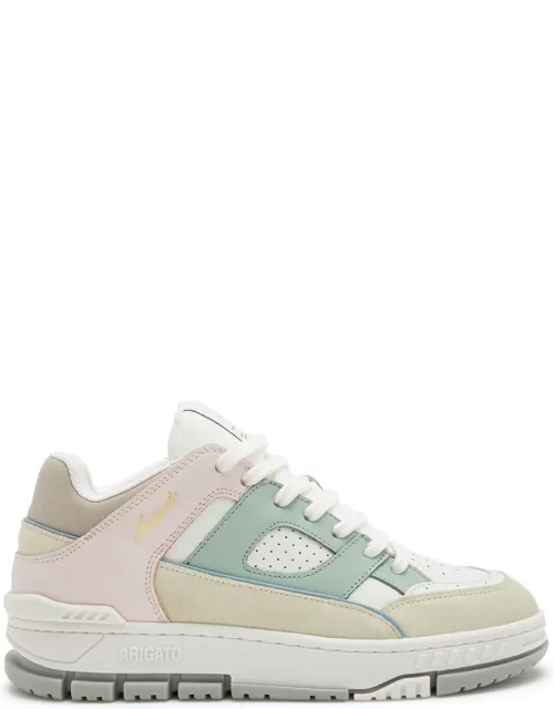 Axel Arigato Area Lo Panelled Leather Sneakers - Green - 37 (IT37 / UK4), Axel Arigato Trainers, Lace up Front - 37 (IT37 / UK4)