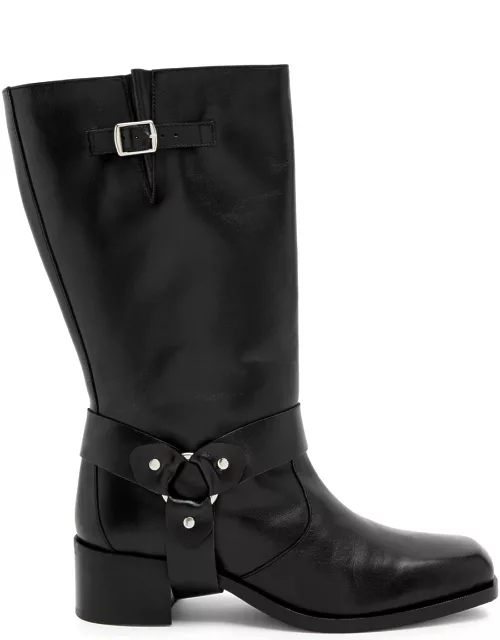 Alohas Rocky 50 Leather Mid-calf Boots - Black - 37 (IT37/ UK4)