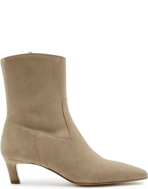 Alohas Nash 50 Suede Ankle Boots - Beige - 37 (IT37/ UK4)
