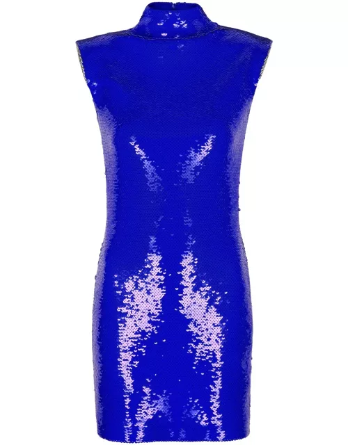 Nue Studio Sequin-embellished Mini Dress - Blue - 44 (UK12 / M)