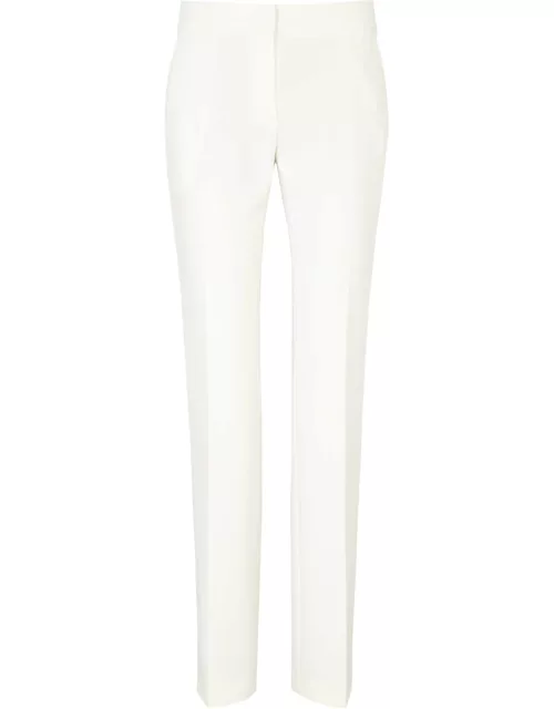 Nue Studio Slim-leg Twill Trousers - White - 44 (UK12 / M)