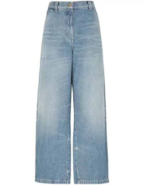 Palm Angels Wide-leg Jeans - Light Blue - 25 (W25 / UK6 / XS)