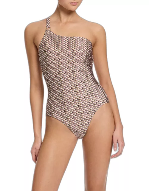 Infinity One-Shoulder One-Piece Swimsuit