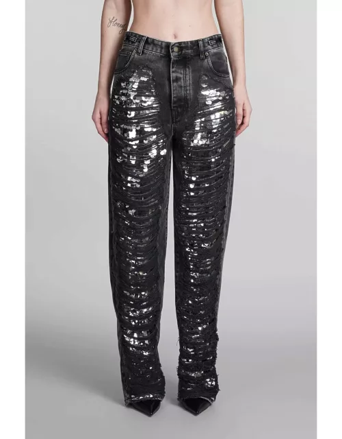 DARKPARK Karen Jeans In Black Cotton