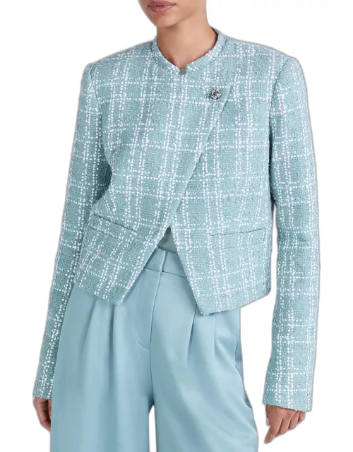 Delilah Sequined Tweed Jacket
