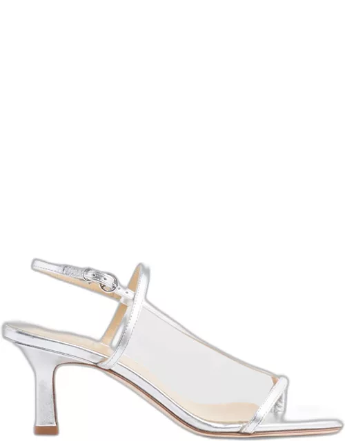 Elise Metallic Thong Slingback Sandal