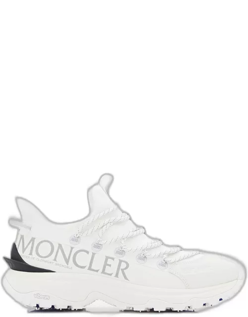 Moncler White Polyamide Trail Grip Sneaker