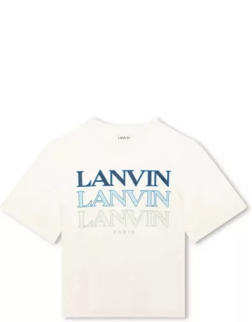 Lanvin Butter T-shirt With Logo Print