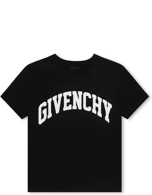 Givenchy Black T-shirt With Arched Logo