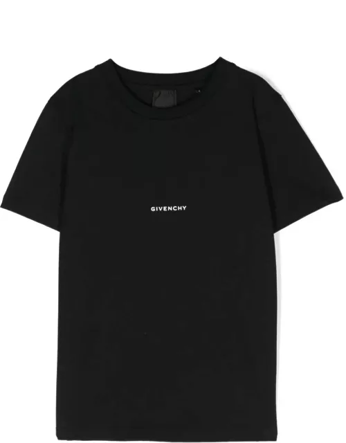 Black T-shirt With 4g Givenchy Micro Logo