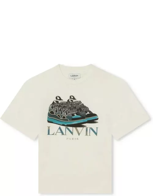 Lanvin Butter T-shirt With Logo Print