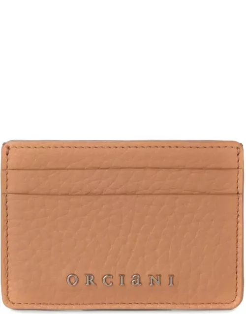 Orciani Brown Soft Leather Card Holder