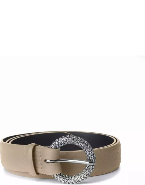 Orciani Soft Chain Buckle Leather Belt