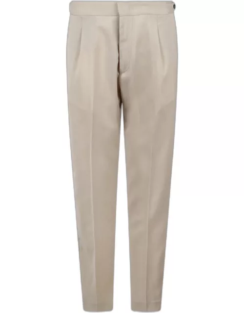 Low Brand Rivale Tropical Wool Trouser