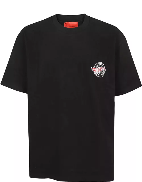 Vision of Super Black T-shirt With Red Car Print
