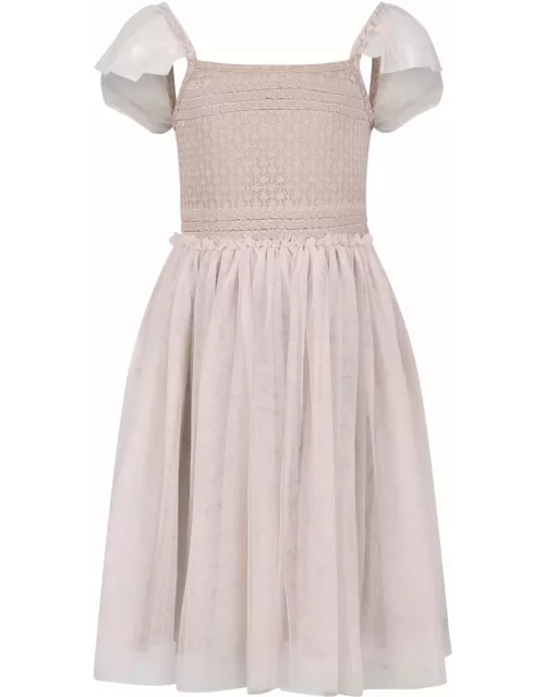 Caffe' d'Orzo Elegant Pink Tulle Dres