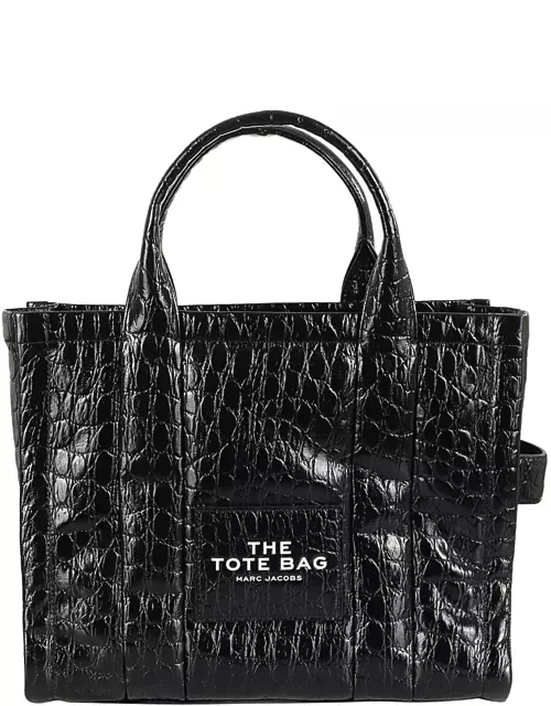 Marc Jacobs The Croc-embossed Medium Tote Bag