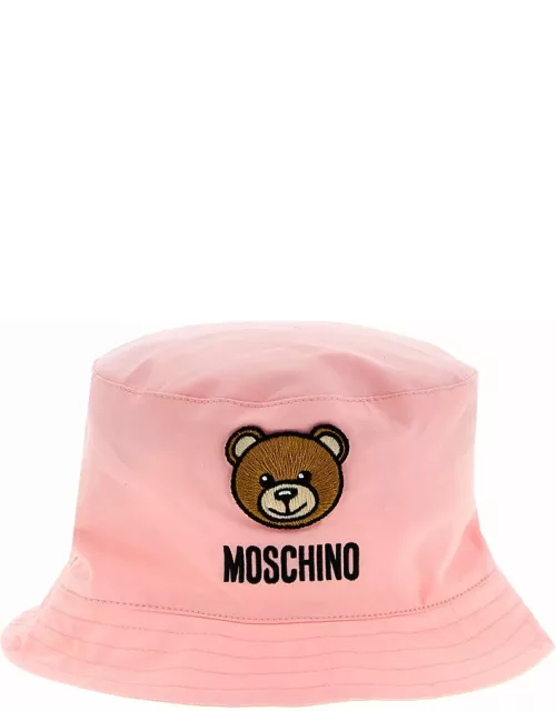 Moschino Logo Embroidery Bucket Hat