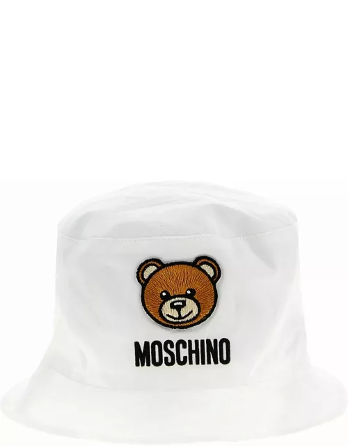 Moschino Logo Embroidery Bucket Hat