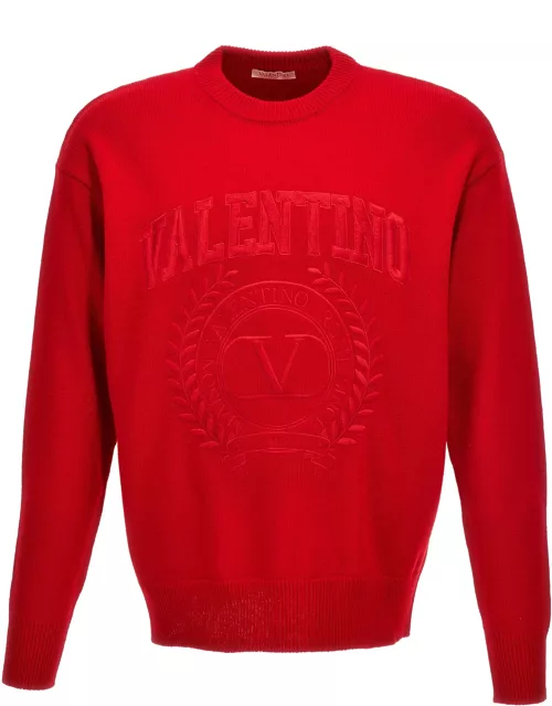 Valentino Garavani Valentino Logo Embroidery Sweater