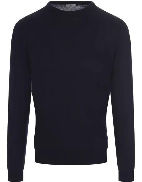 Fedeli Night Blue Cashmere Sweater