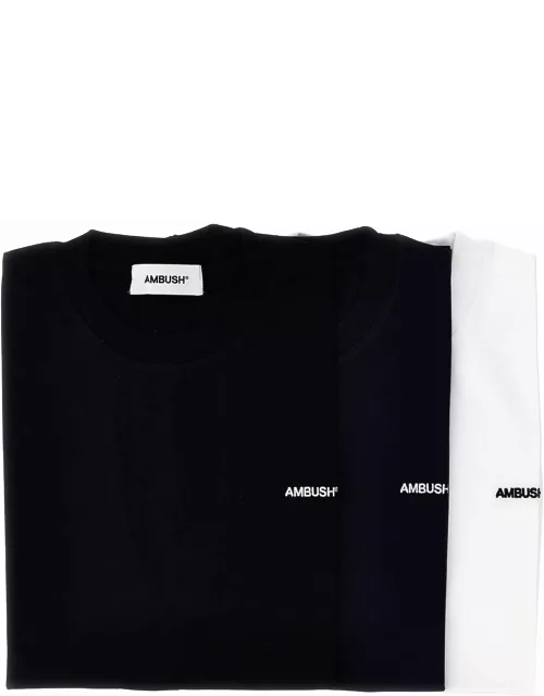 AMBUSH 3-pack Logo Embroidery T-shirt