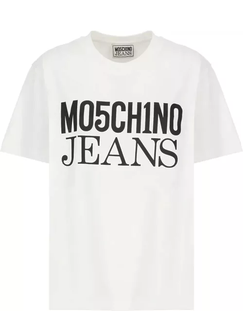 M05CH1N0 Jeans Cotton T-shirt