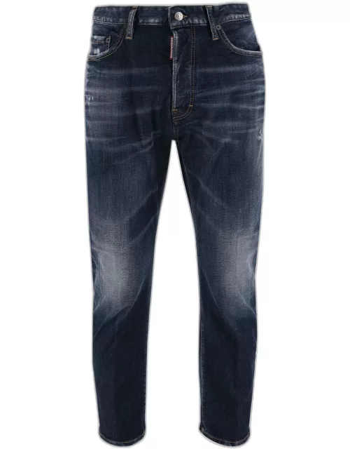 Dsquared2 Blue Stretch-cotton Jean