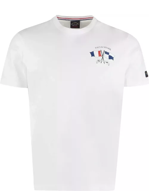 Paul & Shark Logo Cotton T-shirt