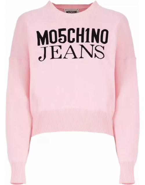 M05CH1N0 Jeans Cotton Sweater