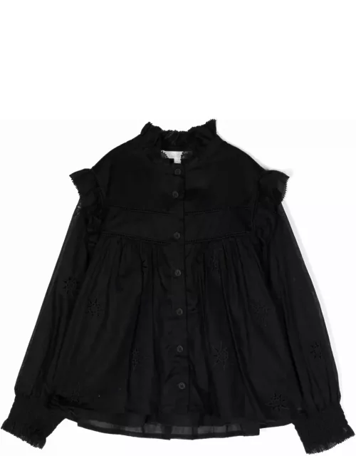 Chloé Black Cotton Shirt