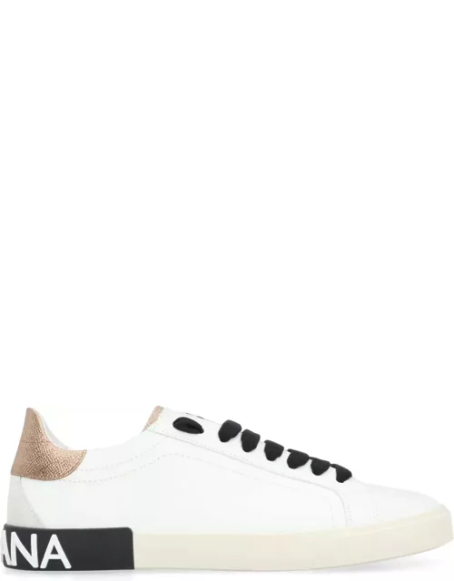 Dolce & Gabbana Portofino Leather Sneaker