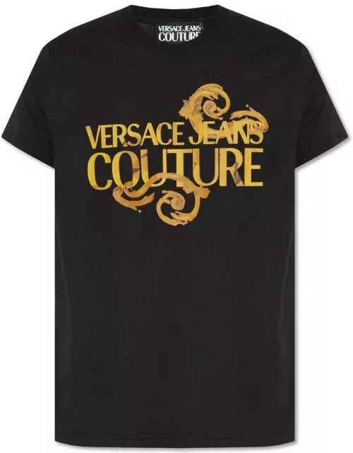 Logo-printed Crewneck T-shirt Versace Jeans Couture