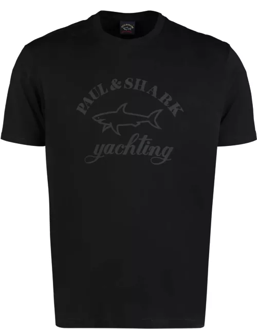 Printed Cotton T-shirt Paul & Shark