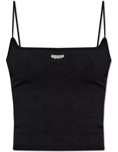 Dsquared2 Cropped Top With Logo