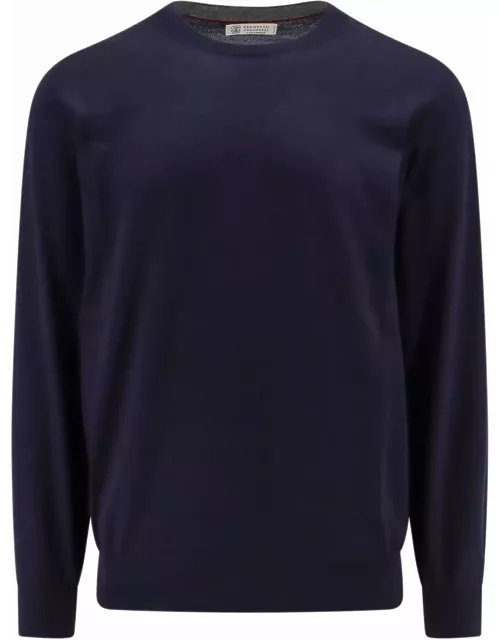 Brunello Cucinelli Lightweight Cashmere And Silk Crew-neck Sweater