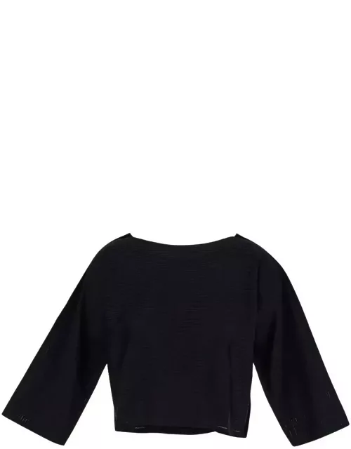 Pleats Please Issey Miyake Ribbed Top