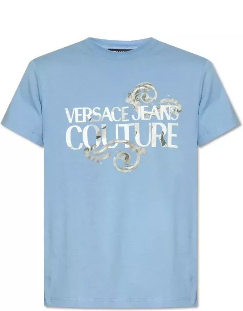 Versace Jeans Couture Logo-printed Crewneck T-shirt