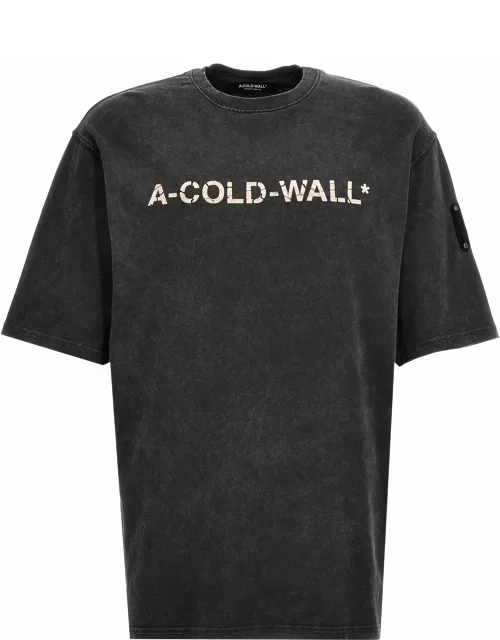 A-COLD-WALL onyx Overdye Logo T-shirt