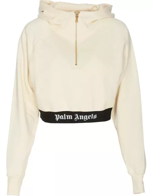 Palm Angels Logo Tape Hoodie