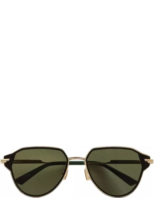 Bottega Veneta Eyewear Bv1271s-003 - Gold Sunglasse
