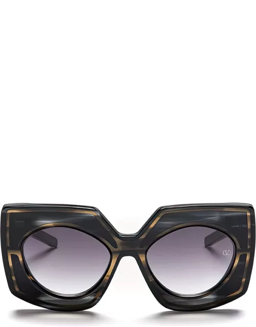 Valentino Eyewear V-soul - Black / Gold Sunglasse