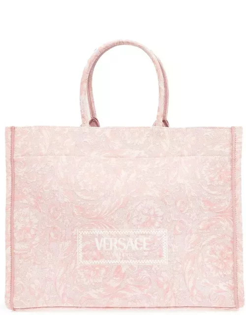 Versace Athena Barocco Jacquard Large Tote Bag