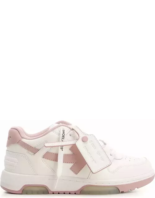 Off-White White/pink out Of Office Sneaker
