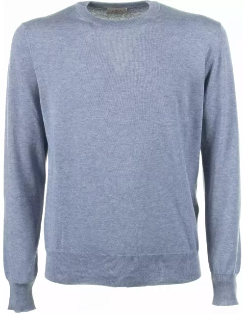 Altea Light Blue Crew-neck Sweater