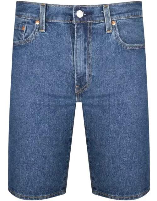 Levis Original Fit 405 Standard Denim Shorts Blue