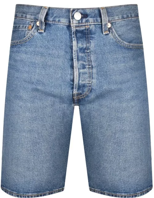 Levis Original Fit 501 Denim Shorts Blue